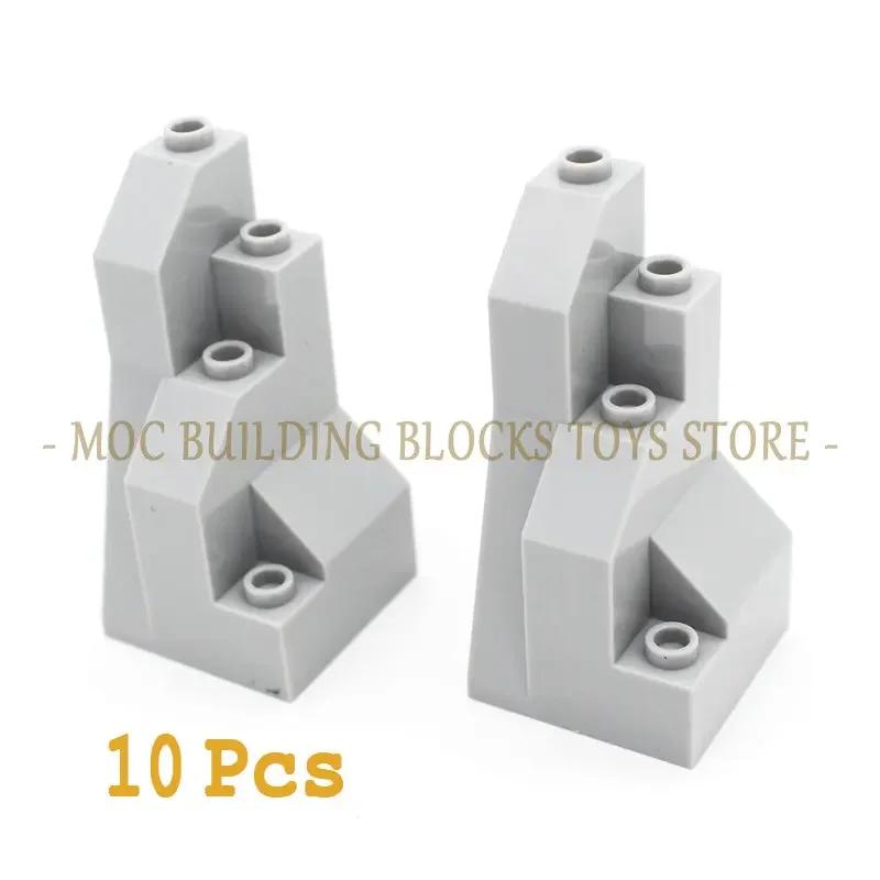 MOC Кирпич Скала Треугольная Скала Альпинарий Камень Стеновая Плита Барбакан Вал Гора Строительный Блок Сделай Сам Просветитель Совместимый с Игрушкой