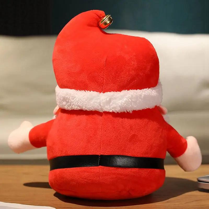 Милые плюшевые игрушки Санта-Клауса и лося, кукла-чучело, рождественские подарки для детей, украшение для дома