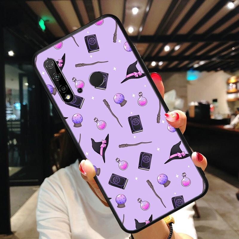 Чехол для телефона Girly Pastel Witch Goth для Huawei P50 Pro P30 P40 Lite P40Pro P20 lite P10 Plus Mate 20 Pro Mate20 X