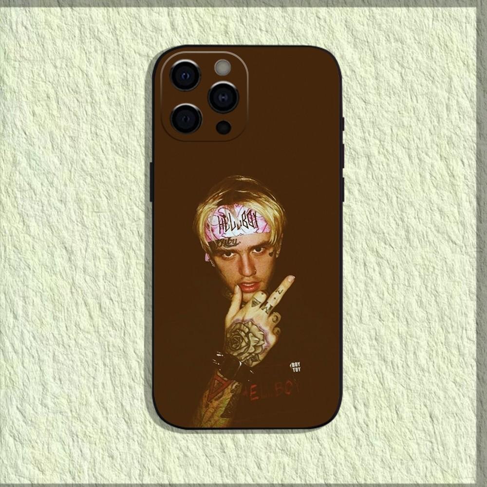Чехол на телефон L-Lil Peep Cry Baby для iPhone 16,15,14,13,12,11,Pro,X,XS,Max,XR,Plus,Mini Мягкий черный чехол