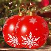60CM Xmas Tree Decorative Ball PVC Christmas Inflatable Ball PVC Giant Big Large Balls Toy New Year Party Courtyard Ornaments