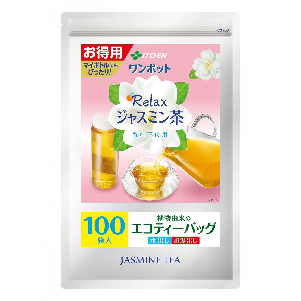Жасминовый чай Itoen One Pot Relax Jasmine Tea Чайные пакетики 3,0 г x 100 пакетиков Value Eco Tea Bags