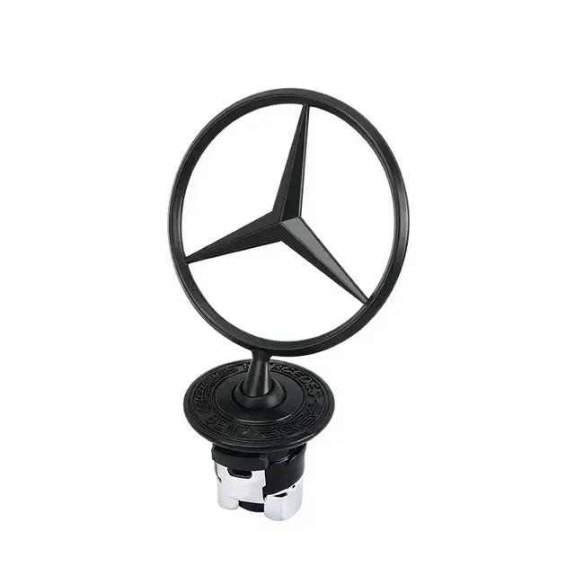 C200 E200 Для Mercedes Benz Автомобильный Капот Передний Хромированный Логотип Маркировка Капота Звезда Значок на Капот Для Benz C E S Класса W204 W205 W212 W213 W