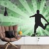 Photomural Football Player Silhouette Non-Woven 312x219