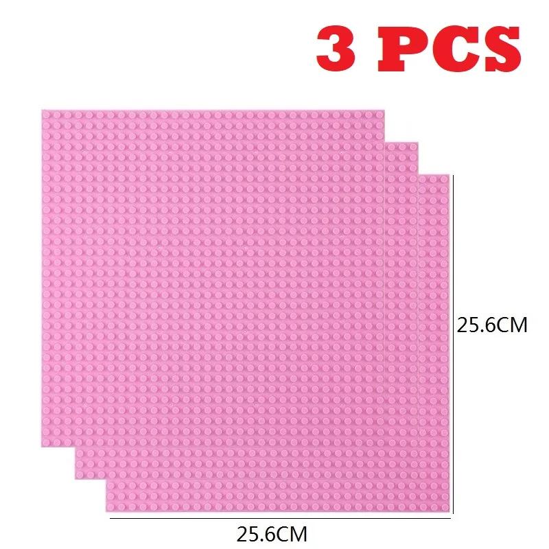 3 шт. Базовая пластина 32x32 32x16 точек Кирпичи СДЕЛАЙ САМ Малый размер Городские Дорожные блоки Базовая пластина Строительство Строительные игрушки Для детей