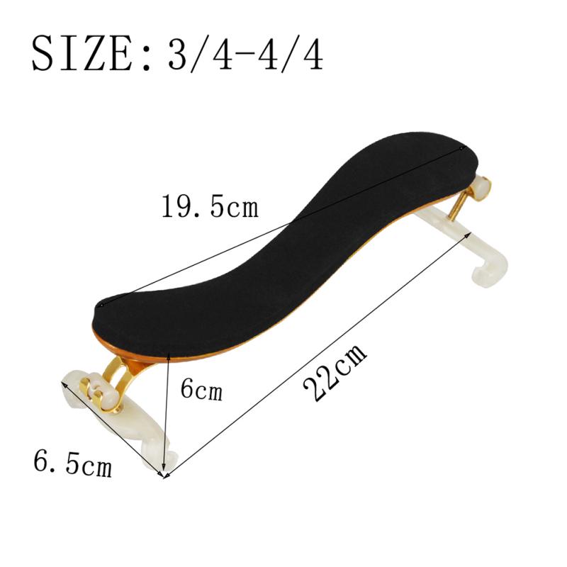 Регулируемая 1/2 4/4 скрипка, подставка для плеч, подставка для подбородка, аксессуары для скрипки