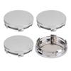 Tire Center Rim Hub Caps Wheel Center Caps ABS Material with Iron Ring Universal for Vehicle (Electroplated Color)