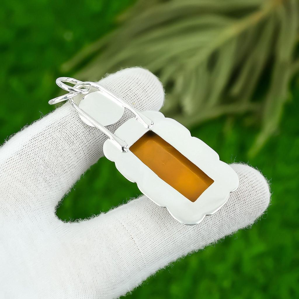 Распродажа ко Дню матери Кулон с сияющим камнем яшмы пикассо для сестры из стерлингового серебра 925 пробы