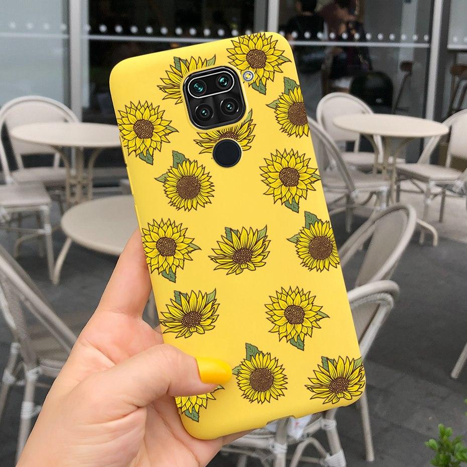 Чехол для Xiaomi Redmi Note 9 Роскошный подсолнух лаванда силиконовый задняя крышка чехол для телефона для Redmi Note 9 Pro Max 9s Note9 мягкий чехол