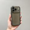Прозрачный чехол с большим окном для iPhone 11 12 13 14 15 16 17 Pro Max Plus Мягкий ударопрочный чехол из ТПУ Прозрачный желе-чехол