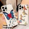 Роскошный красочный чехол для телефона с летающей бабочкой для Apple iPhone 14 13 12 11 SE XS XR X 7 8 6 5 Pro Plus MAX 2020, прозрачный чехол