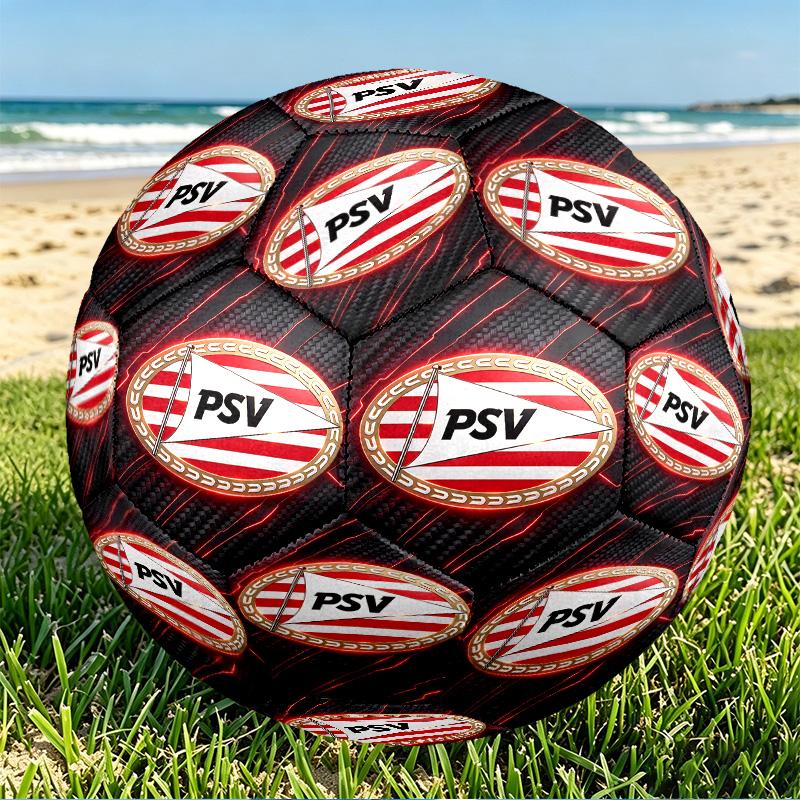 Футбольный мяч PSV Eindhoven PSV Print Размер 5, из износостойкого ПУ, для матчей, тренировок и ежедневной практики, Подарок на день рождения для футбольных фанатов
