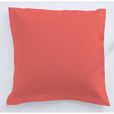 Наволочка - LA MAISON D'AMELIE - INTIMITY - Хлопок - 60x60 см - Коралловый - Однотонный