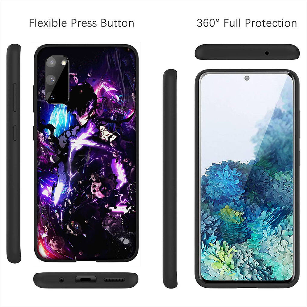 Для Motorola Moto Edge 70 60 50 G54 G86 Samsung Galaxy S25 iPhone 17 16 15 Redmi Note 14 13 Pro Max Чехол Аниме Solo Leveling Сун Джин У Вставай Обложка