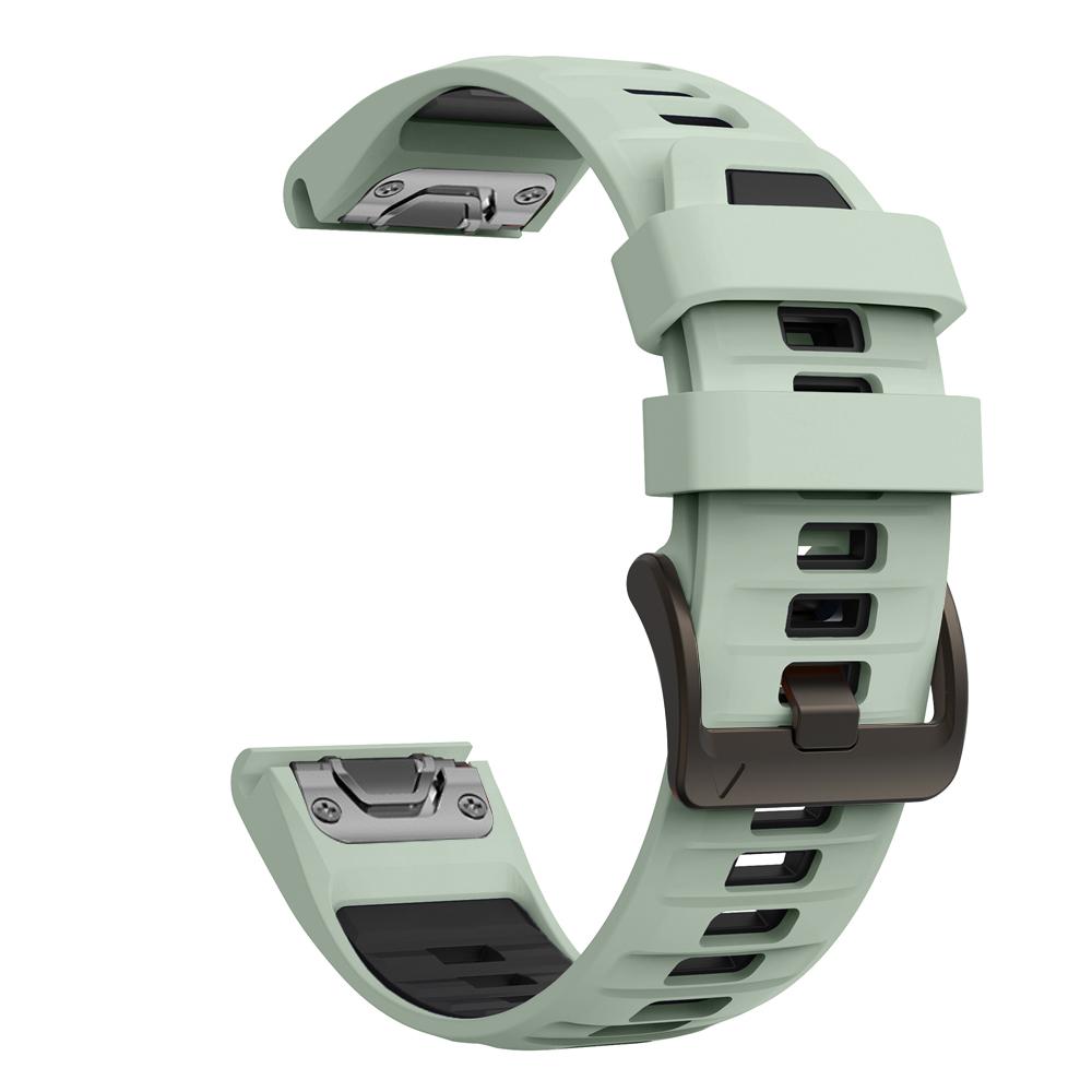 22 мм 26 мм Ремешок для часов Двухцветный силиконовый для Garmin Fenix 8 Pro 8 7X 7Pro 6/Enduro 3/Instinct 2X/Tactix 8 Смарт-часов Ремешки для часов