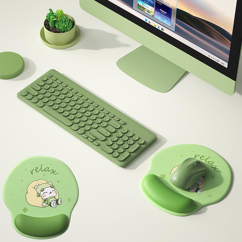 Набор проводной клавиатуры и мыши BOW Hangshi для девочек с USB-подключением