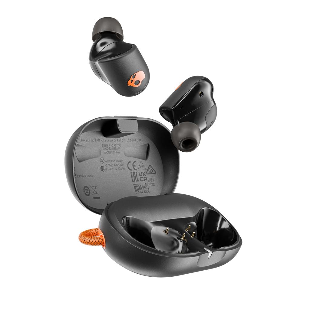 Skullcandy Official Sesh ANC Active Wireless Noise Bluetooth Low Latency Ambient Sound Custom Up to 48 Hours IP67 App Single Ear Multipoint Original