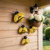 3D-декор для стены в виде пчелы из кованого железа для сада, балкона или дома