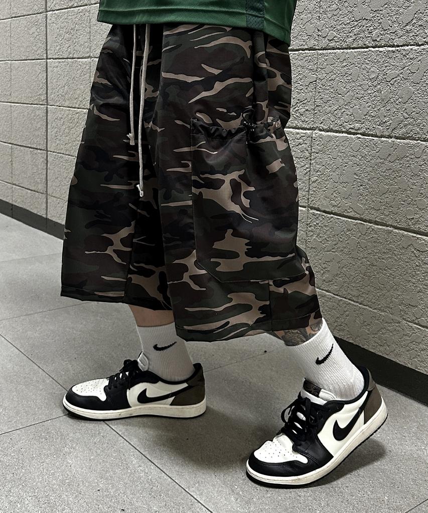 Нейлоновые шорты-бермуды Keullako с карманами (Camo)