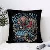 Blessthefall Cushion Cover Breathable Linen Pillow Cover SkinFriendly Home Decor Pillowcase with Hidden Zipper