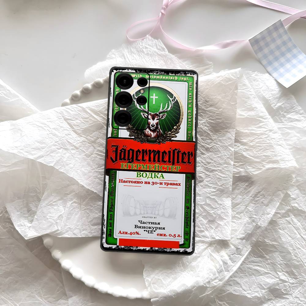 Чехол для телефона с логотипом J-Jagermeister для Samsung S 24 Fe 25 Ultra Plus 20 Lite 21 30 22 23 24 22 Ultra 5G Fundas