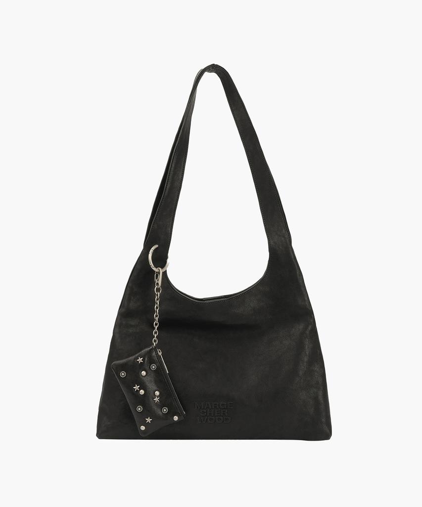 Margesherwood Halter Hobo Large_Black Washed Nappa