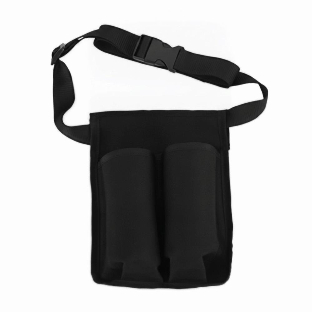 Portable Massage Oil Bag Single/Double Holder Hands-Free Design Waist Lotion Bag with Adjustable Belt Durable