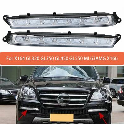 Передний светодиодный ДХО Противотуманная фара Для Mercedes Benz X164 X166 GL-Class W164 GL320 GL35 1649060351 1649060451