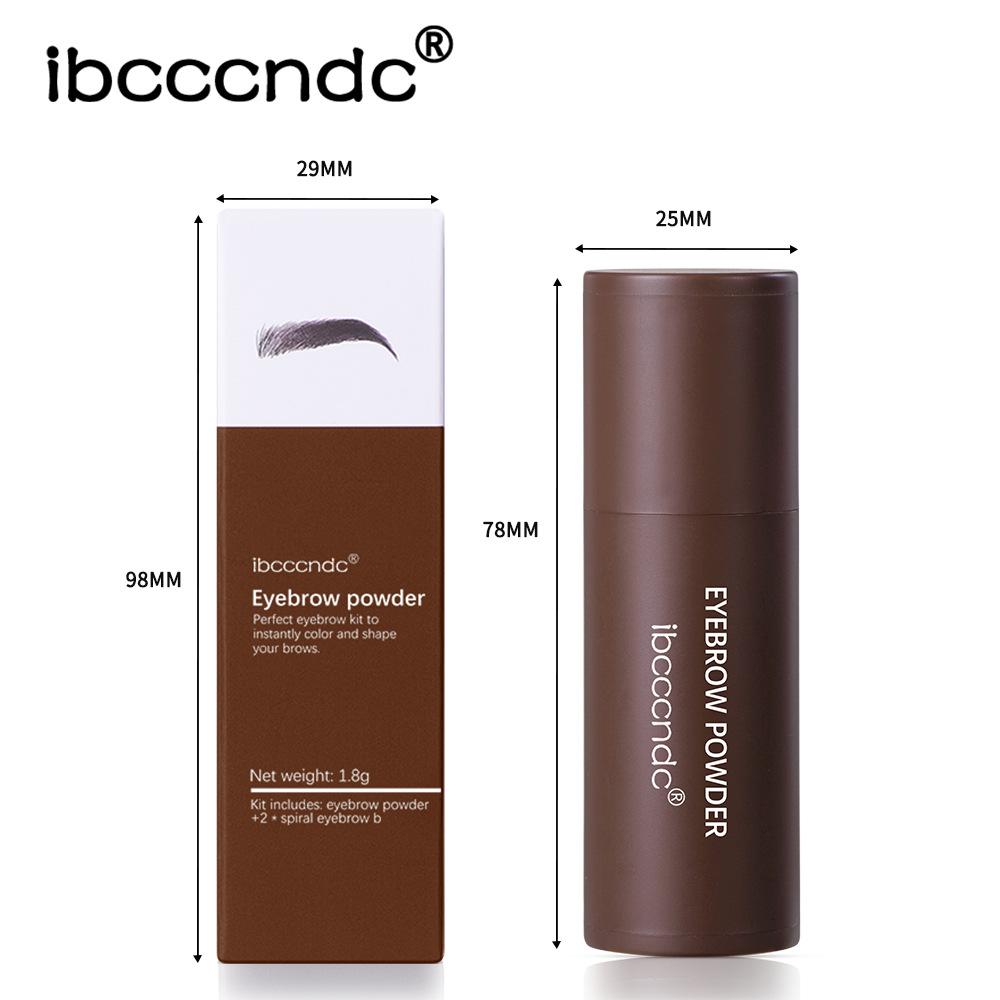 Набор пудры для бровей против пота, длинный набор штампов для макияжа для бровей