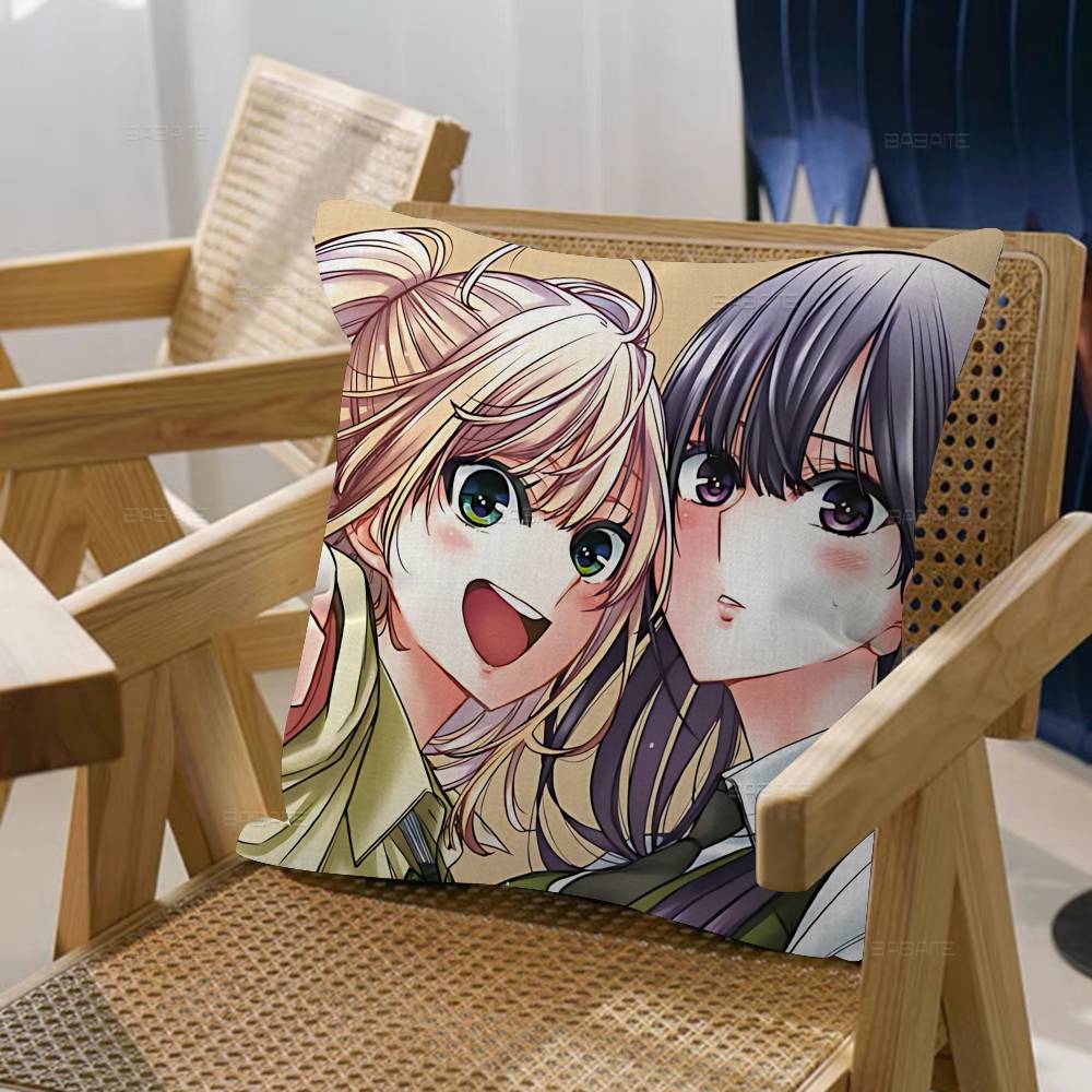 Japanese Anime Citrus Personalized Pillow Cover Kids Bedroom Wild Party Decor Pillowcase Kid Birthday Shower Gift