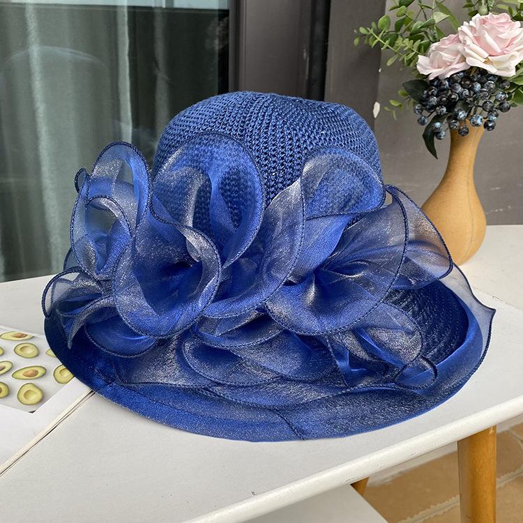Шляпка-клош Lady's Church Derby Dress Cloche - Цветочная шляпа для вечеринки и свадьбы с дизайном Fascinator для женщин