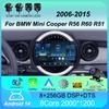 Car Radio Android 14 For BMW Mini Cooper R56 R60 R51 2006 - 2015 GPS Carplay Navigation Stereo Auto DSP BT DVD Multimedia Player