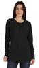 Tshirt With Buttons Jersey Tee Long Sleeve Top For Women