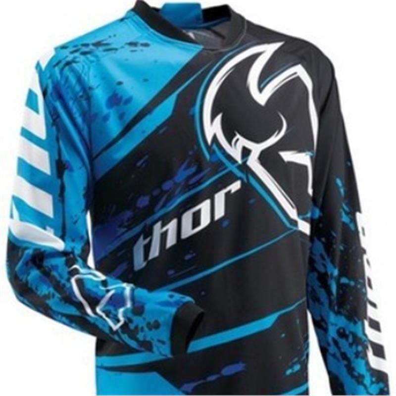Men Women Mountain Bike Downhill Jersey Long Sleeve Cycling Shirt Trail Riding Apparel Breathable Quick Dry
