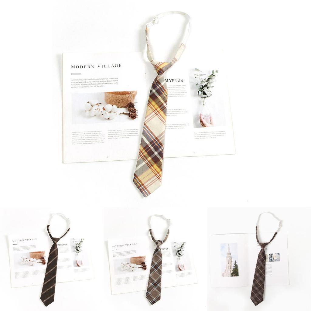 Детский галстук в клетку с ретро-клеткой для повседневной школьной носки