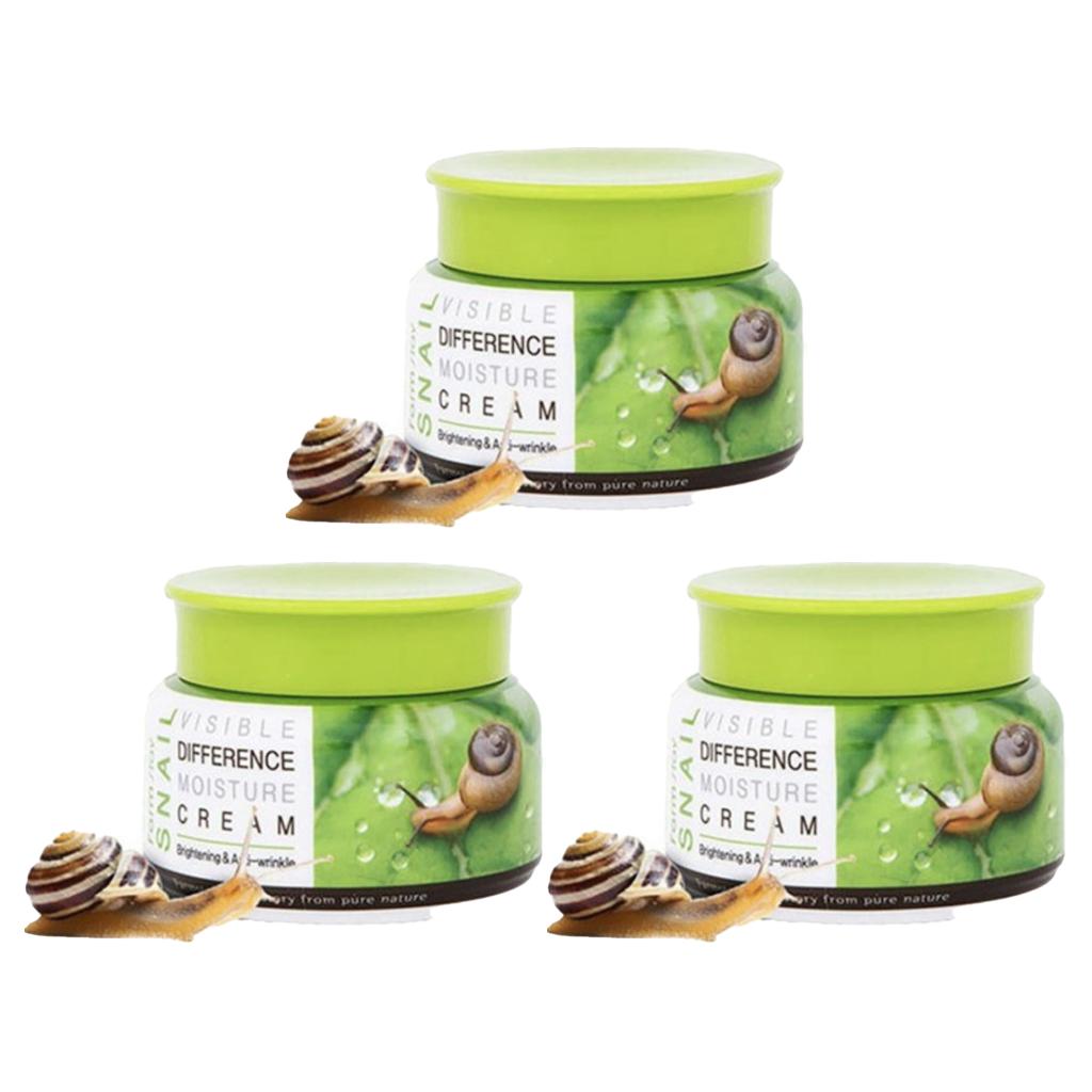 FARM STAY Snail Visible Difference Moisture Cream 100g (3 Options)