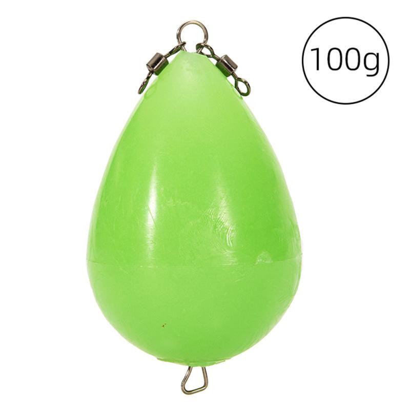 Светящийся поплавок-яйцо для ночной рыбалки, дальний заброс, вращающийся поплавок для рыбалки, приманка-поплавок