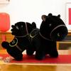 25/30cm Stuffed Animal Doll Zodiac Horse Cartoon Horse Doll Simulated Horse Toys New Year Mascot