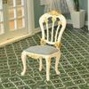 1/12 Scale Dollhouse Chair Decorative Model Decoration Artificial Mini Dining Miniature