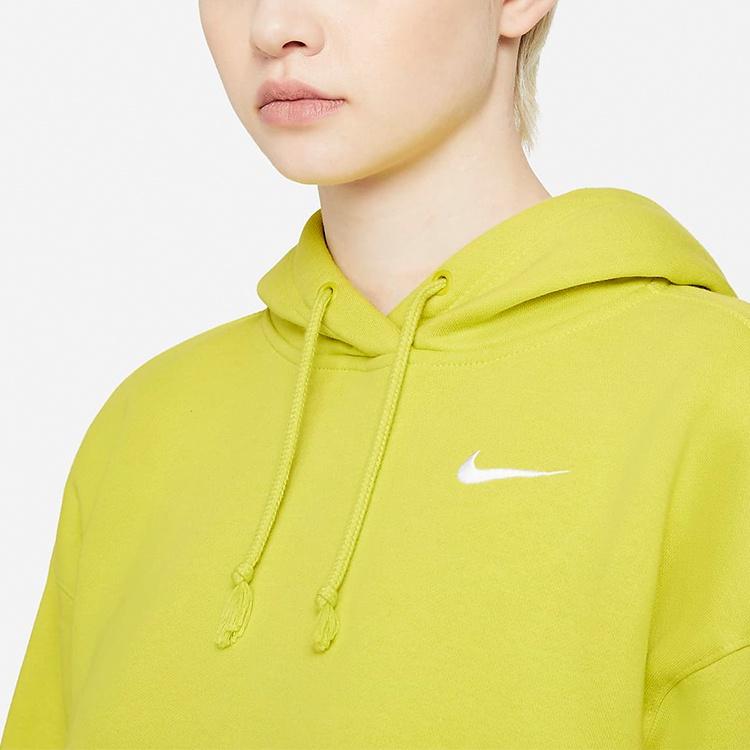 (WMNS) Nike Sportswear Повседневная Спортивная с капюшоном С длинным рукавом Худи Желто-зеленый Лаймовый Женская CZ2590-344