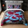 Trabzonspor FC Design Bed Bedding Set 1 Duvet Cover + 2 Pillowcases Soft Breathable Household Bed Linens