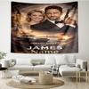 Custom Name 007 James Bond Print Tapestry, Backdrop, Easy Setup, Ideal for Bedroom, Office & Living Room, with Aesthetic Wall Hanging Decor.