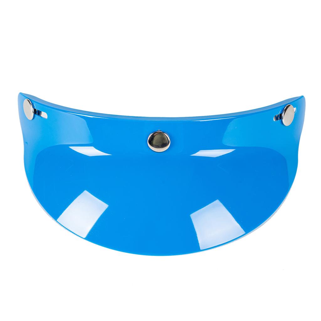 3 Snap-Button Lens Up Wind for Open Face Motorcycle Helmet