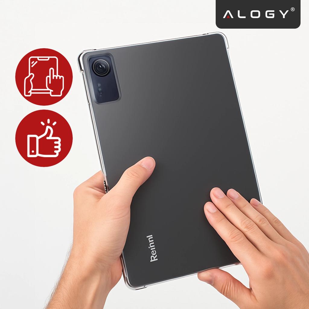 Protective Case for Redmi Pad Se 11" 2023, Reinforced Corners, Slim and Light, Shockproof, Alogy Flexishield™ - Transparent