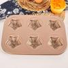 4-12cup Star Shape Baking Tools Pentagram Mousse Cake  Pan Non-Stick Madeline Mold Pastry Tray Mini Donut  Bakeware Muffin
