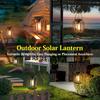 1/2/4PC Solar Powered Lantern Outdoor Solar Hanging Light with Hook Warm White Waterproof Solar Garden Lamp for Yard Porch Decor
