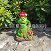 Christmas Grinch green hair Christmas tree old man resin decoration ornament