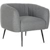 Fauteuil - DKD Home Decor - Noir - Métal - 1 Place - Design Contemporain