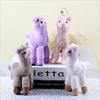 Cute Alpaca Llama Grass Mud Horse Small Plush Toys Stuffed Pendant Backpack Doll For Children's Toy Christmas Gift 18CM