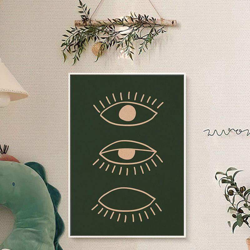 Abstract Eye Shape Hand Moon Quote High Quality Printing and Posters Vintage Wall Art Canvas Painting Living Room HomeDecoration
